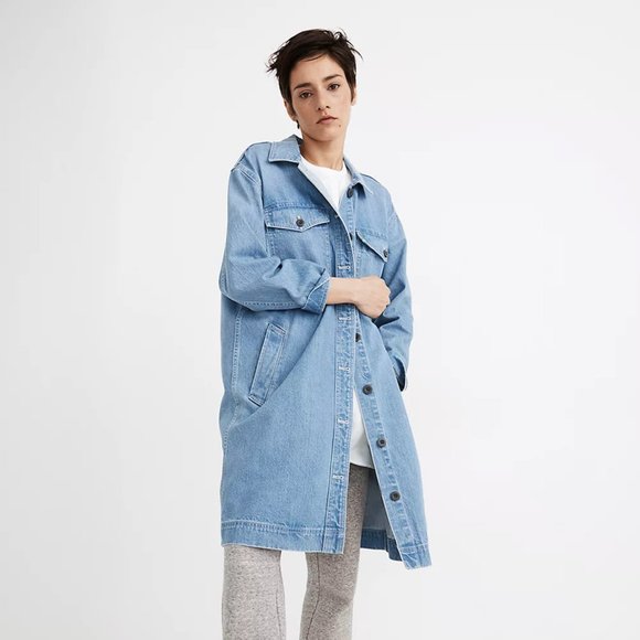 Madewell Denim Duster Coat